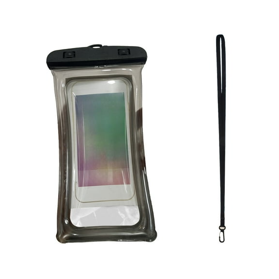 Elainilye Waterproof Floating Phone Pouch, Lanyard Secured Case for Pool Beach Safety, Submersible Dry Bag for Boating Water Sports Protection