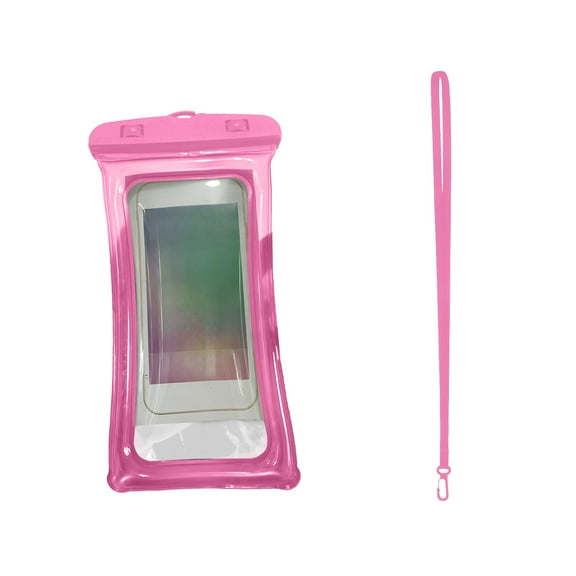 Elainilye Waterproof Floating Phone Pouch, Lanyard Secured Case for Pool Beach Safety, Submersible Dry Bag for Boating Water Sports Protection