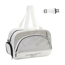 Elainilye Waterproof Swim Bag, Wet Dry Separated Toiletry Sports Backpack, Large Capacity Beach Pool Shower Storage with Diagonal Zipper for Travel Fitness