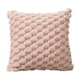 thumbnail image 1 of Elainilye Weaving Snowflake Velvet Solid Color Pillow Cushion, Lumbar Support Pillow for Office Sofa, Bedside Support Cushion for Comfort, Home Decor Accent Piece, 1 of 7