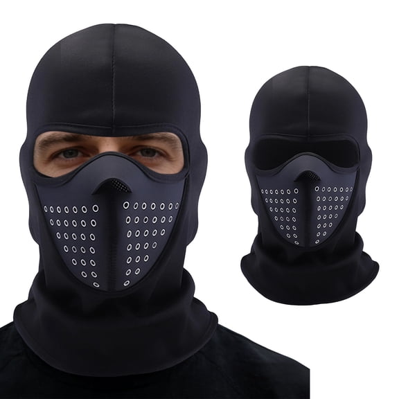 Elainilye Winter Balaclava Full Face Cover Windproof Warm for Motorcycle Cycling Ski Outdoor Sports Cold Weather Head Wear Hood Cap for Men Women