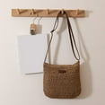 thumbnail image 1 of Elainilye Women Straw Bags, Summer Retro Beach Bag Hand-woven Tote Shoulder Bag Crossbody Travel Beach Bag Tote Handbag Summer Beach Purse, Brown, 1 of 6