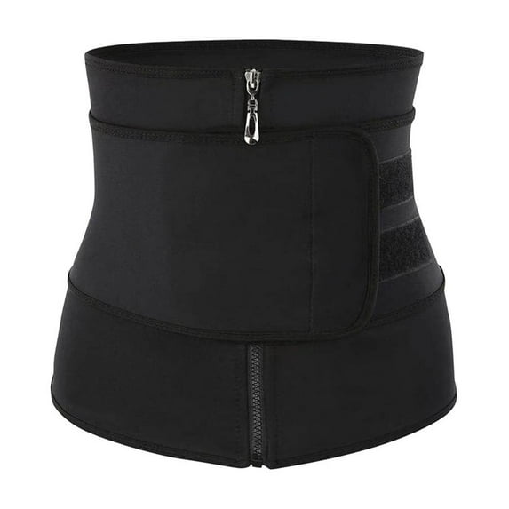 Elainilye Zipper Waist Cincher Belt for Women, Body Shaping Sports Support Corset, Tummy Control Girdle for Workouts, Dresses, Shapewear