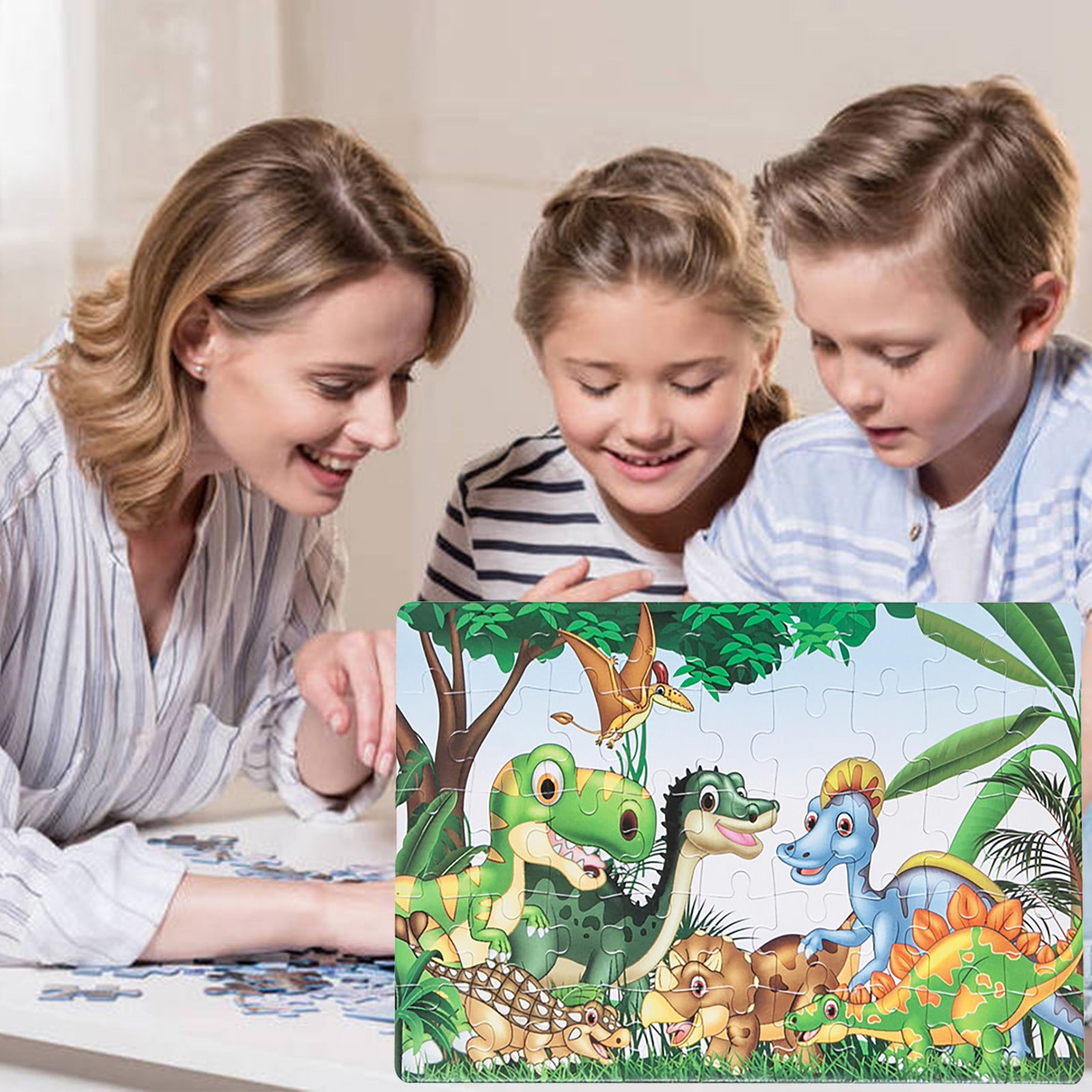 Elainilye children's fun educational toys Puzzles for Kids Ages 48