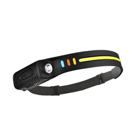 ElainilyeBike Headlight, USB Rechargeable COB Light, Cycling Headlamp, for Night Riding Running Camping Hiking