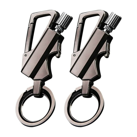 ElainilyeEternal Match Keychain Lighter, Reusable Strike Lighter, Portable Fire Starter for Camping, Hiking, and Survival