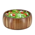 thumbnail image 1 of Elama 9.75 Inch Acacia Wood Salad Bowl, 1 of 4