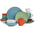 thumbnail image 1 of Elama Evelyn 20 Piece Round Stoneware Dinnerware Set in Assorted Colors, 1 of 10