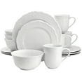 thumbnail image 1 of Elama Henryi 16 Piece Porcelain Dinnerware Set in White, 1 of 7