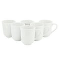 thumbnail image 1 of Elama Henryi 6 Piece 12 Ounce Porcelain Mug Set in White, 1 of 5