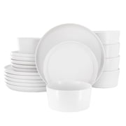 Elama Josh 18 Piece Stoneware Dinnerware Set, Tableware Setting Service for 6