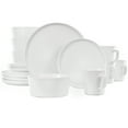 thumbnail image 1 of Elama Luxmatte White 16 Piece Dinnerware Set, 1 of 5