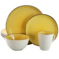 thumbnail image 1 of Elama Mellow-Yellow 16-Piece Dinnerware Set, 1 of 6