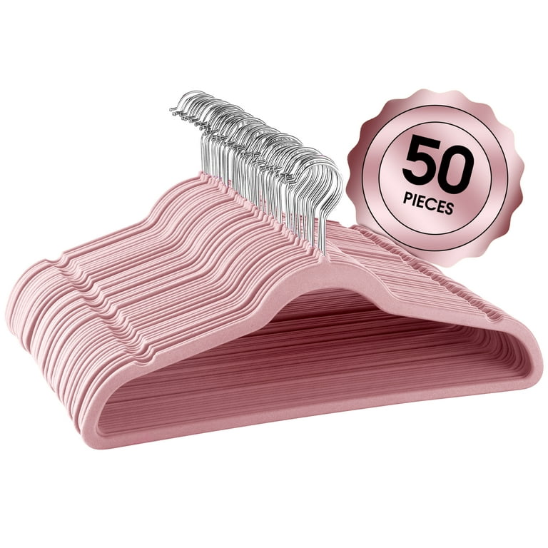 Premium Velvet Hangers - 50-Pack