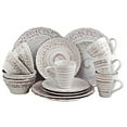 thumbnail image 1 of Elama Ocean Breeze 16-Piece Dinnerware Set, Cream, 1 of 5