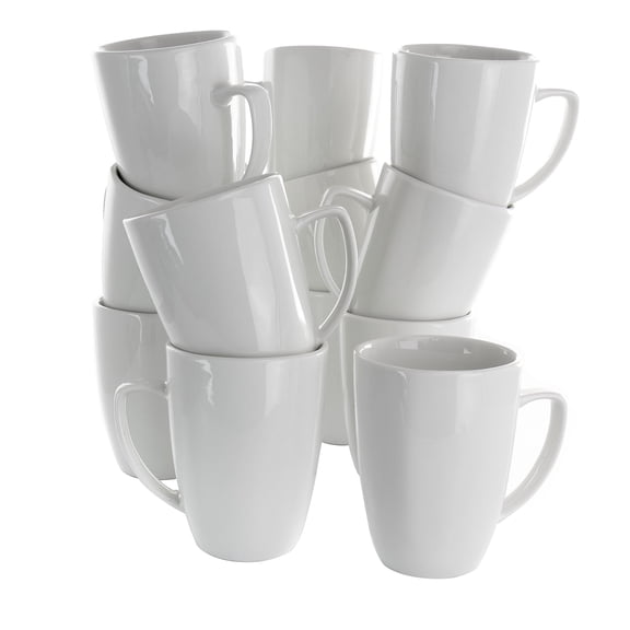 Elama Riley 12 Ounce Mugs 12 Piece (936114712M)