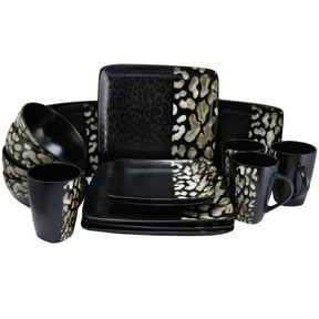 Elama Savannah 16 Pieces Stoneware Dinnerware Set