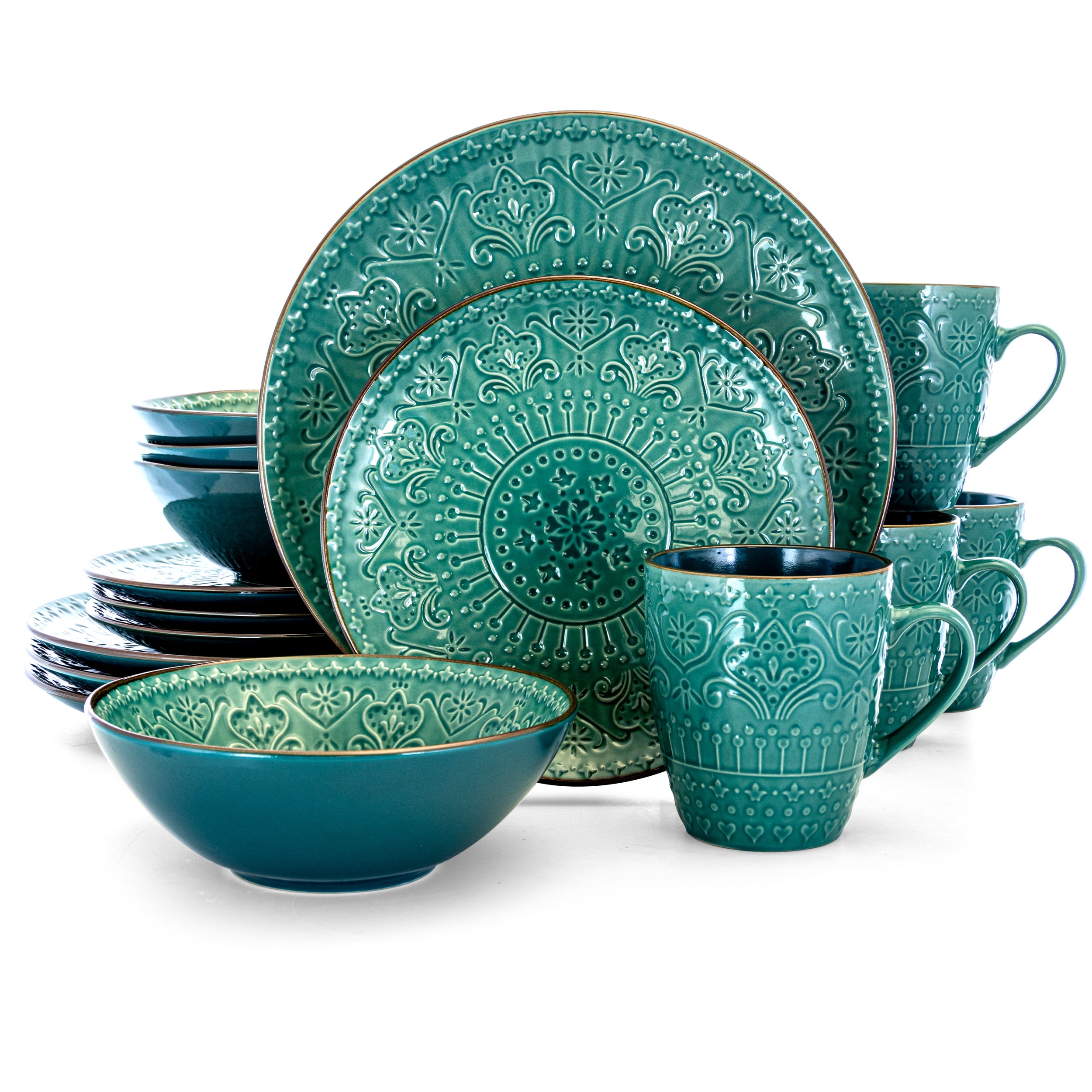 New UNIQUE BIG 11” Open House Style Tupperware Beautiful Plates in Aqua  Color