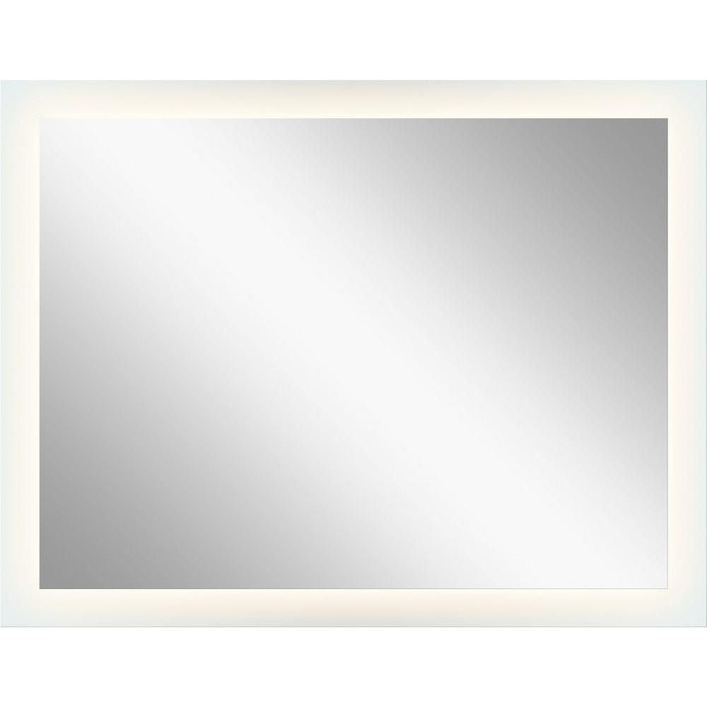 Elan Frosted Glass Rectangular LED Bathroom Vanity Mirror