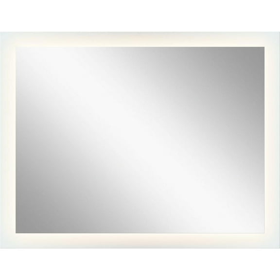Elan 84003 Mir 54" 4-Light LED Backlit Mirror in Frosted Glass