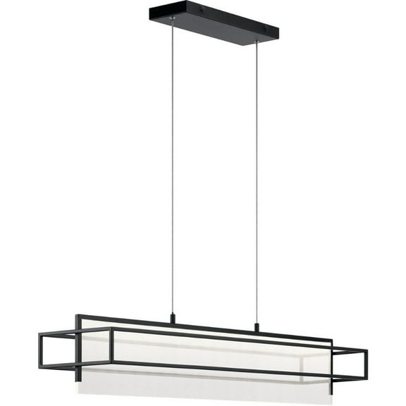 Elan - 84051 - LED Linear Pendant - Vega - Matte Black-1pack