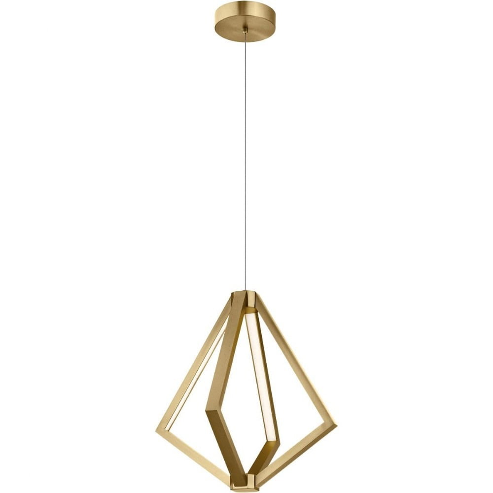 Champagne Gold 6-Light LED Indoor/Outdoor Pendant