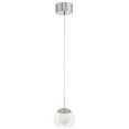 thumbnail image 1 of Elan Lexi Led Pendant Lexi 1 Light 5" Wide Integrated Led Mini Pendant - Chrome, 1 of 2