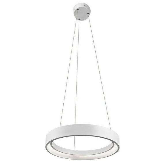 Elan Lighting Fornello Round LED Pendant in White