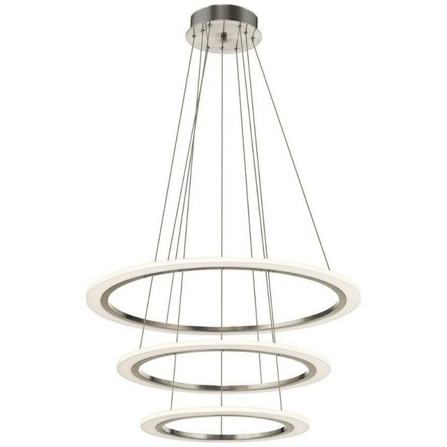 Elan Lighting - Hyvo - 32.75 Inch 3 LED Chandelier-Brushed Nickel Finish - Elan