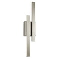 thumbnail image 1 of 22.25 Inch 17W 2 Led Wall Sconce-Brushed Nickel Finish Elan Lighting 83703, 1 of 3