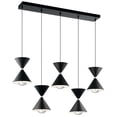 thumbnail image 1 of Elan Lighting - Kordan - 41.75 Inch 55W 5 Led Linear Chandelier, 1 of 4