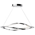 thumbnail image 1 of 83386 Elan Lighting Meridian - 43.25 Inch 1 LED Chandelier-Chrome Finish, 1 of 2