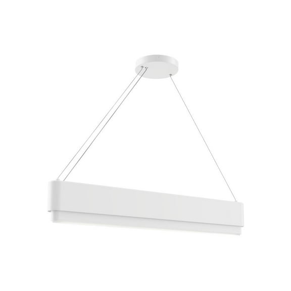 84316WH-Elan Lighting-Walman - 1 LED Linear Chandelier In Industrial Style-35.4 Inches Tall and 5.9 Inches Wide-White Finish
