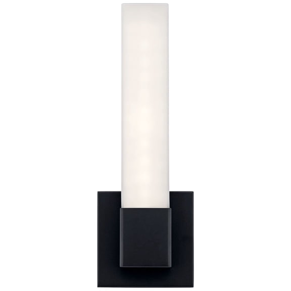 Elan Neltev 14 1/2" High Matte Black LED Wall Sconce