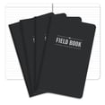 thumbnail image 1 of Elan Publishing Company Field Notebook / Journal - 5"x8" - Black - Lined Memo Book - Pack of 4 - ELAN-58-003B, 1 of 6