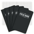 thumbnail image 1 of Elan Publishing Company Field Notebook / Pocket Journal - 3.5"x5.5" - Black - Dot Graph Memo Book - Pack of 5 - ELAN-FN-002B, 1 of 6
