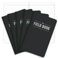 thumbnail image 1 of Elan Publishing Company Field Notebook  / Pocket Journal - 3.5"x5.5" - Black - Lined Memo Book - Pack of 5 - ELAN-FN-003B, 1 of 6