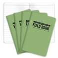 thumbnail image 1 of Elan Publishing Company The Indestructible, Waterproof, Tearproof, Weatherproof Field Notebook - 3.5"x5.5" - Green - Lined Memo Book - Pack of 4 - ELAN-FN-004D, 1 of 5