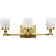 thumbnail image 1 of Elan Rene 19 1/4" Wide Champagne Gold 3-Light LED Bath Light, 1 of 3