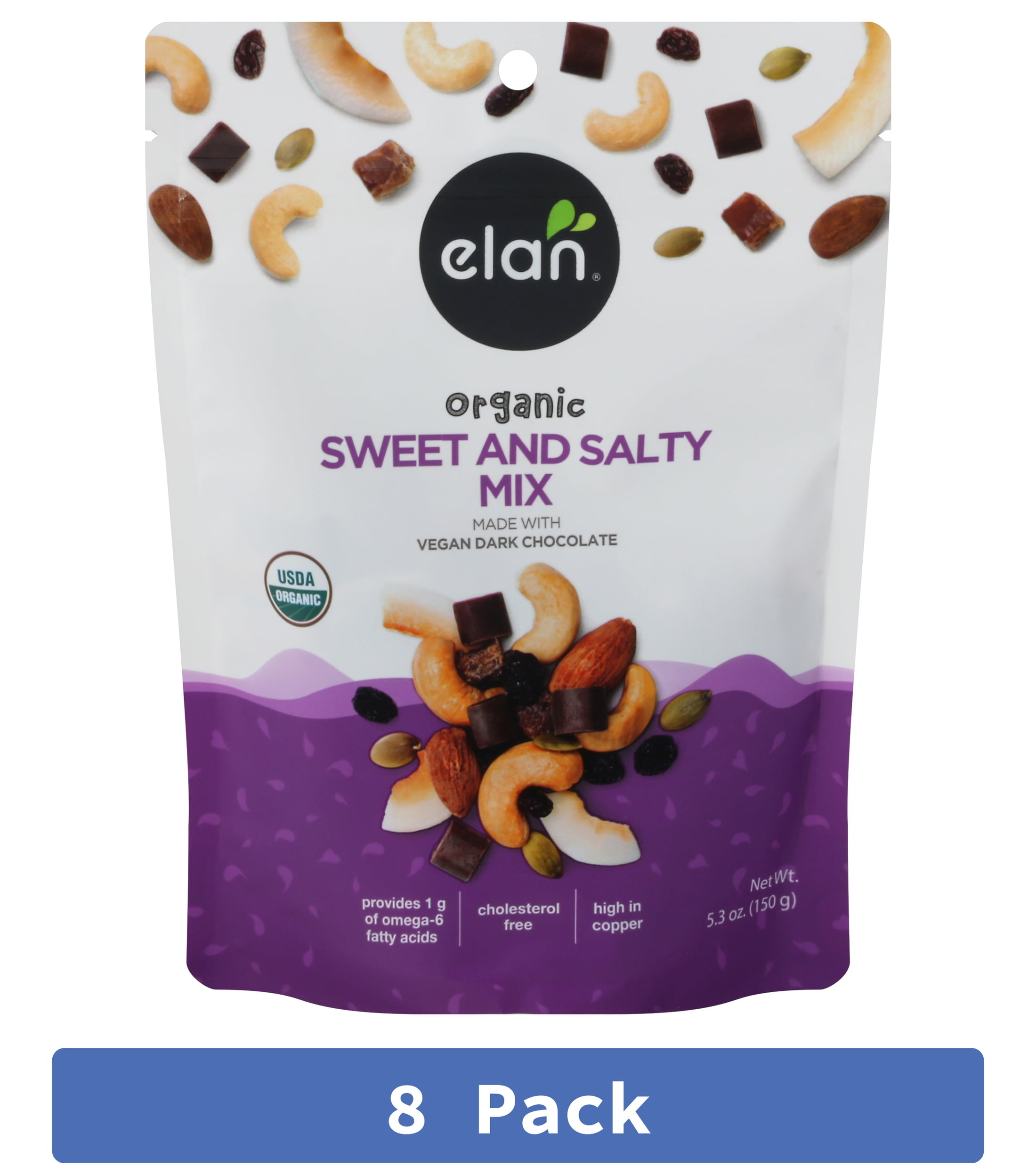 Elan Sweet & Salty Mix Organic 5.3 oz (Pack Of 8) - Walmart.com