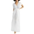 thumbnail image 1 of Elan WHITE Maxi Swim Dress Cover-Up, US Medium, 1 of 2