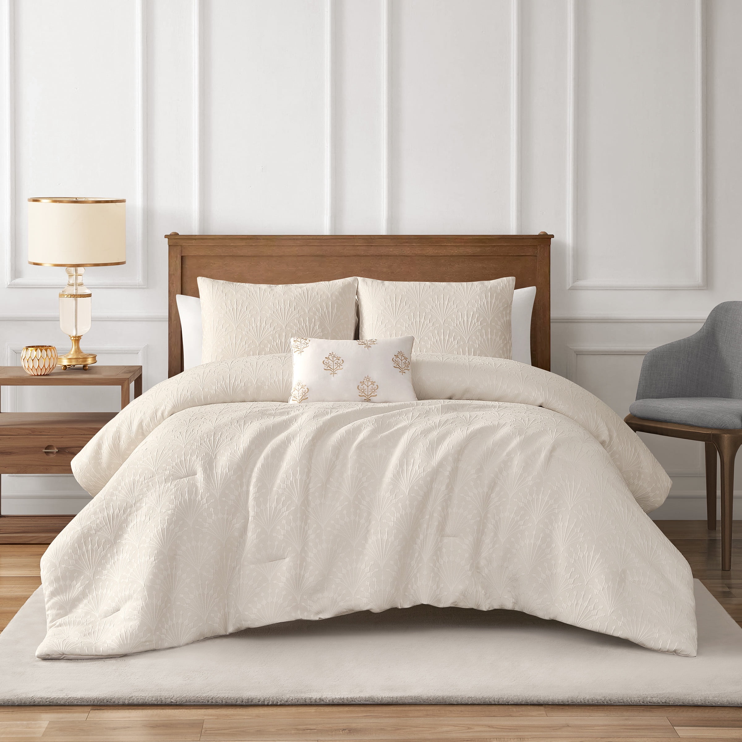 Elana 4 Piece Queen Comforter Set - Walmart.com