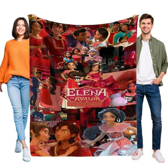 Elana Princess Blanket for Boys Girls Lightweight Kids Throw Blanket Cute Soft Blankets Flannel Plush Blankets Gifts 30x40in
