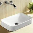thumbnail image 1 of Elanti Ceramic Rectangular Vessel Bathroom Sink, 1 of 3