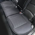 thumbnail image 1 of Elantrip Universal Leather Car Rear Seat Cover,Fits 49-56'', Non-Slip Bench Seat Cushion,Fits 90% of Vehicles,Black, 1 of 7