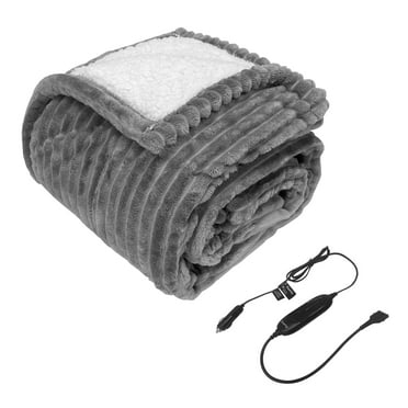 Elantrip Wool Automotive Heated Blanket, 12V, Machine Washable, 40 x 55 Inches