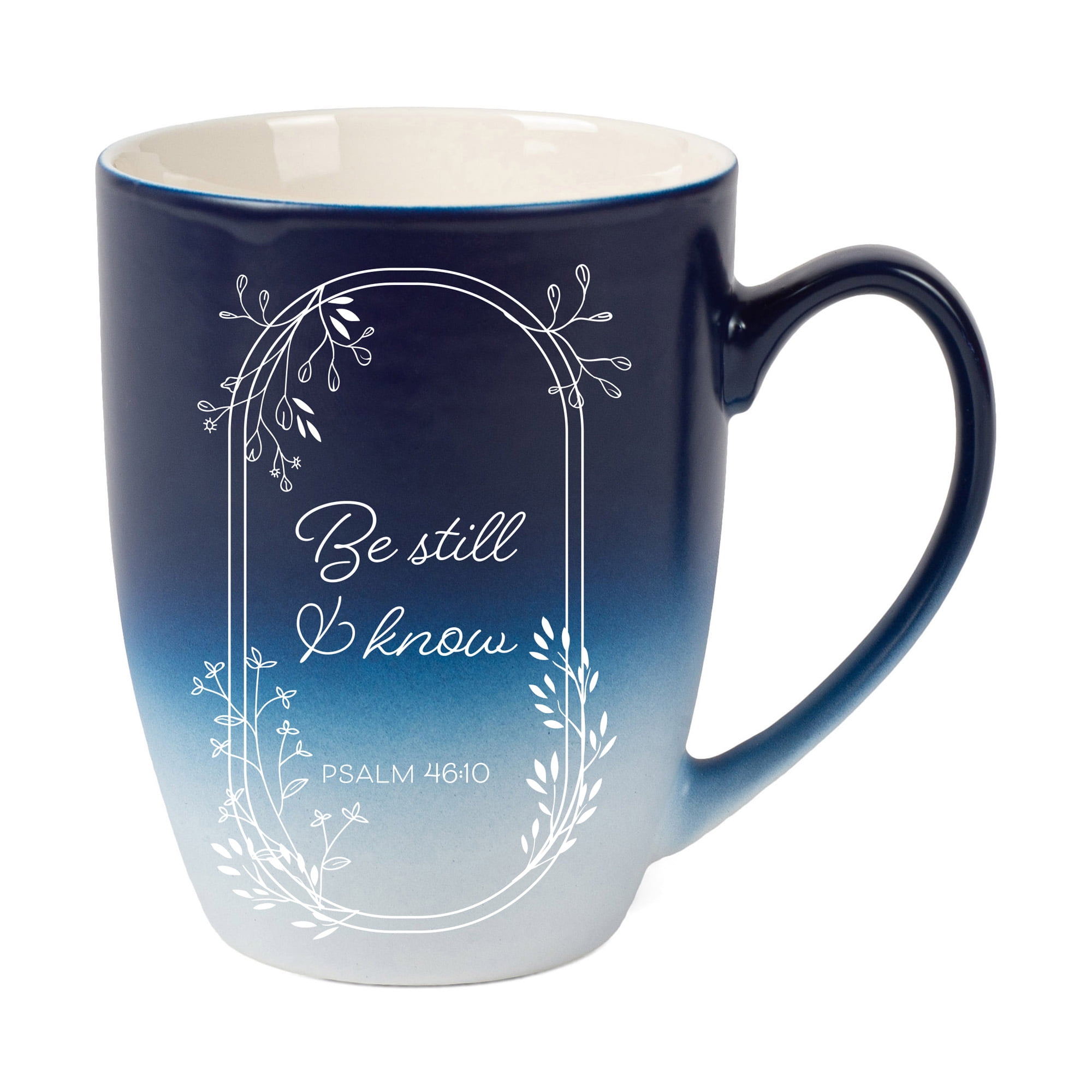 Elanze Designs Be Still And Know Two Toned Ombre Matte Navy Blue and ...