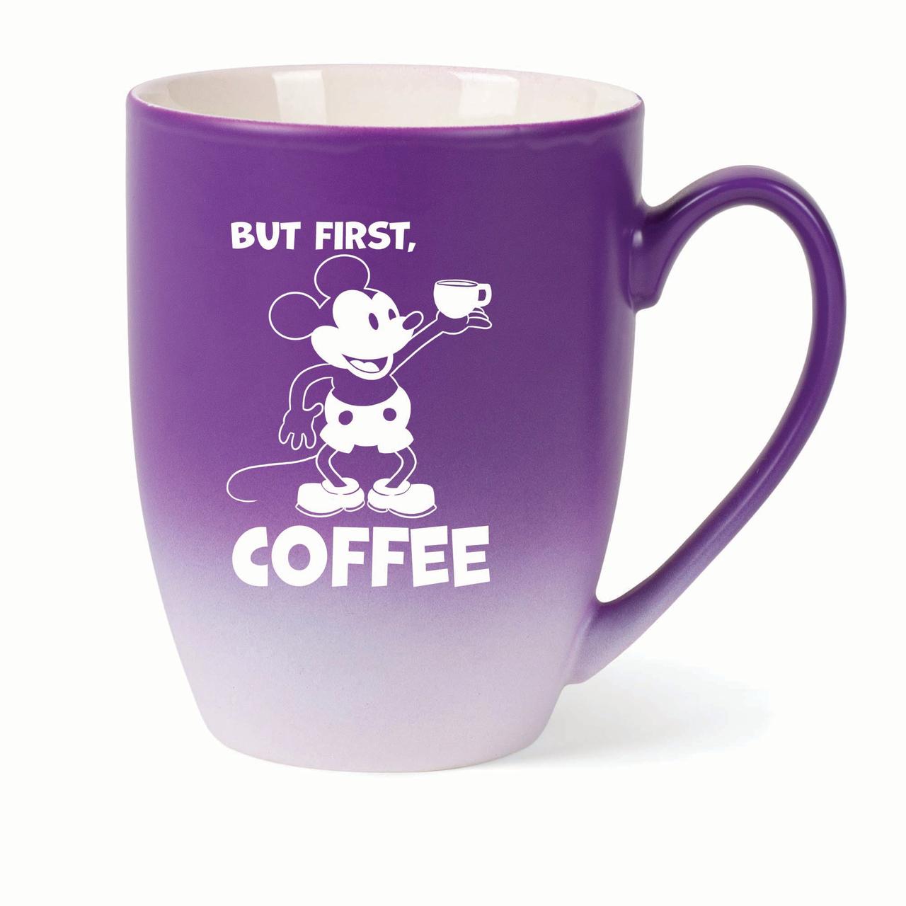 Elanze Designs 'But First Coffee' Ceramic Utensil Holder - X-Large With Cork Bottom, White