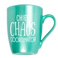 thumbnail image 1 of Elanze Designs Chief Chaos Coordinator Seafoam 10 ounce New Bone China Coffee Cup Mug, 1 of 1