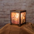 thumbnail image 1 of Elanze Designs Christ Sacred Heart Copper Tone Metal Electrical Wax Tart and Oil Glass Lantern Warmer, 1 of 4